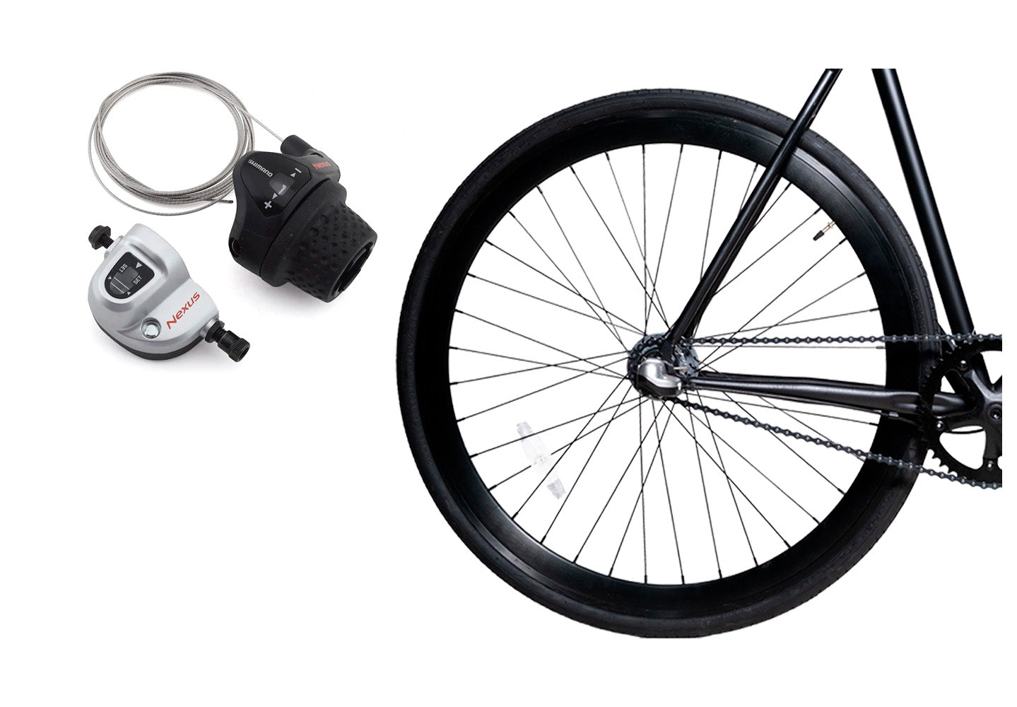 Set Shimano Nexus 3 velocidades