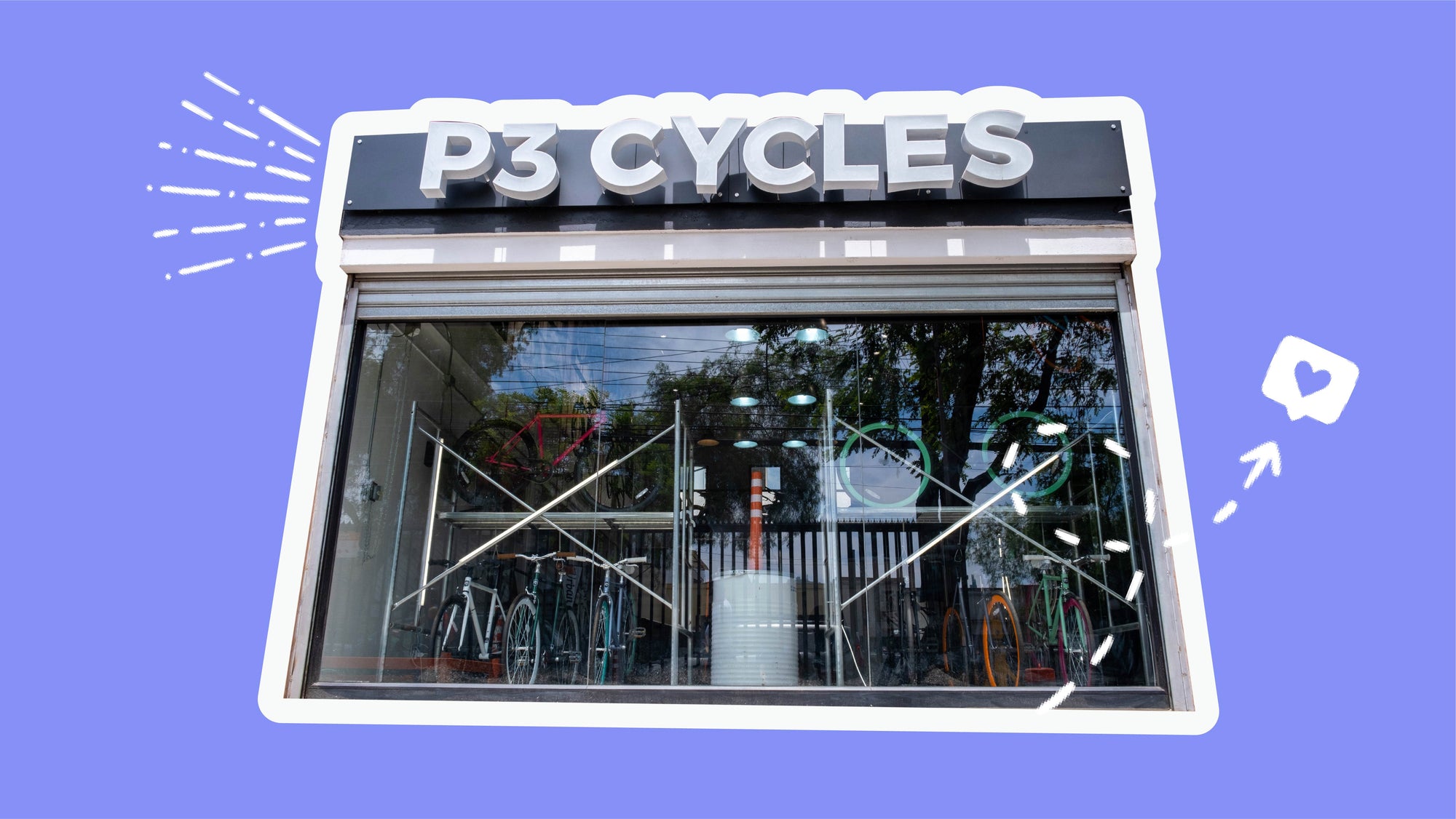 Esta es nuestra tienda de bicicletas en Providencia !