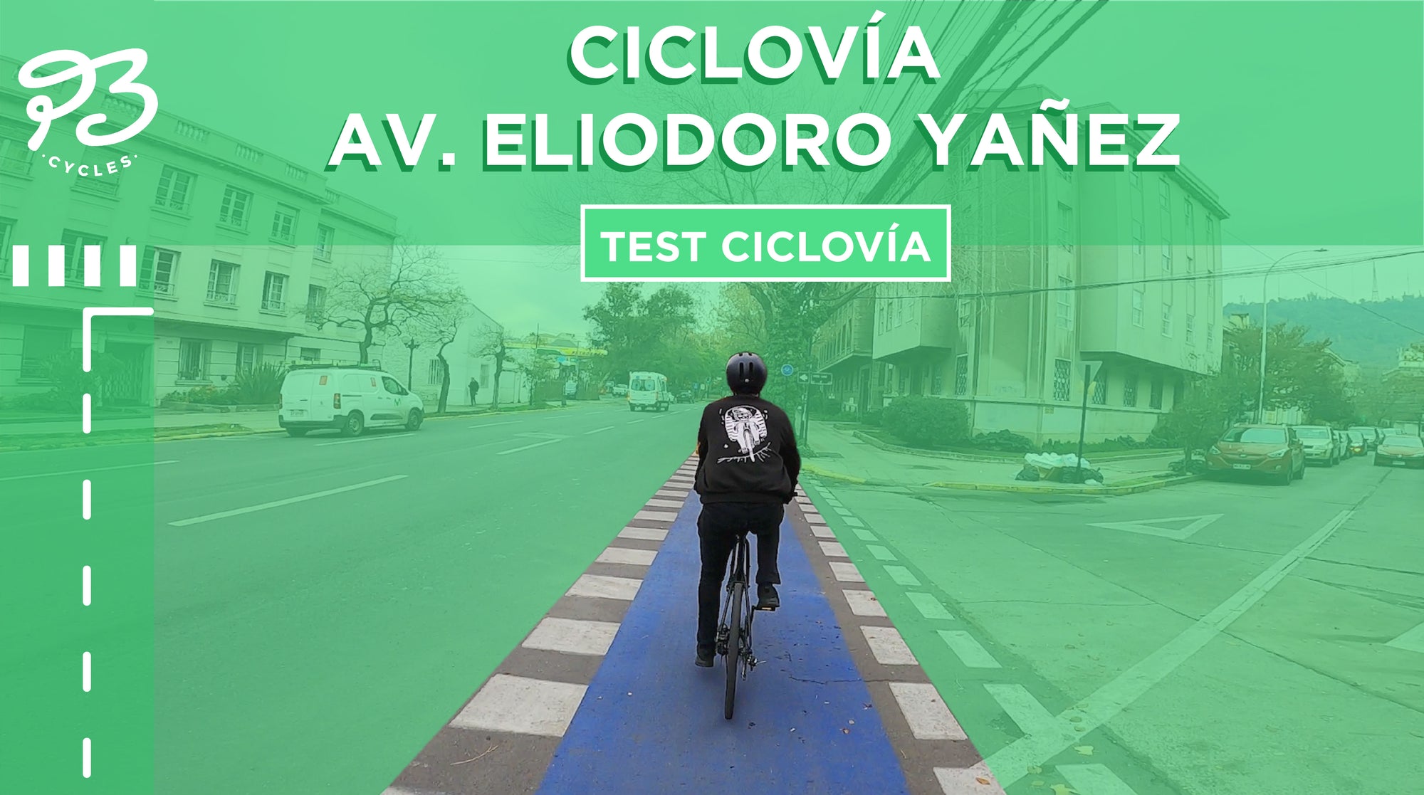[Video] Test Ciclovía Eliodoro Yañez Santiago de Chile