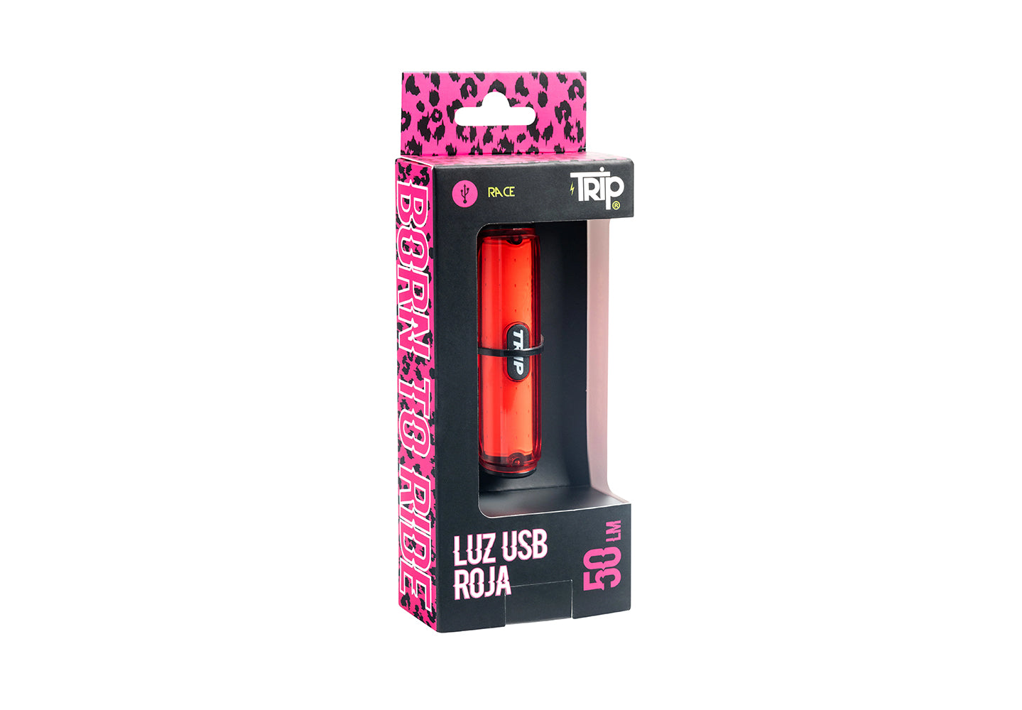 Luz Trasera Roja USB Race (50 lm)