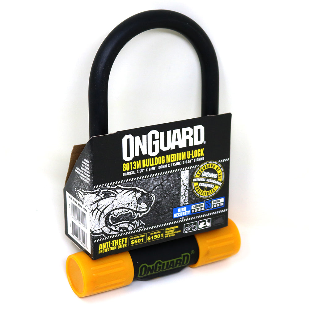 Candado OnGuard Llave U-Lock Bulldog Medium 90X175mm