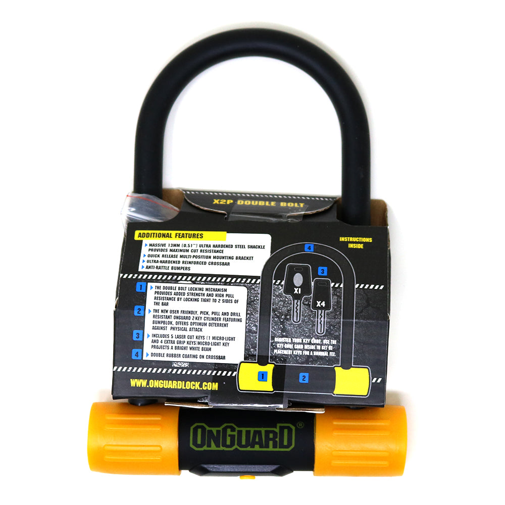 Candado OnGuard Llave U-Lock Bulldog Medium 90X175mm